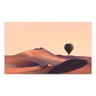 Namibia's Dunes in Namib-Naukluft National Park Rectangular Sticker