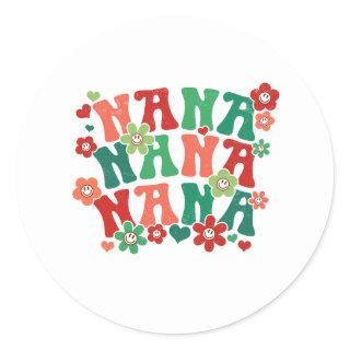 Nana Christmas Stickers