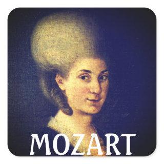 Nannerl Mozart Square Sticker