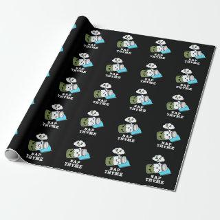 Nap Thyme Funny Sleeping Herb Pun Dark BG