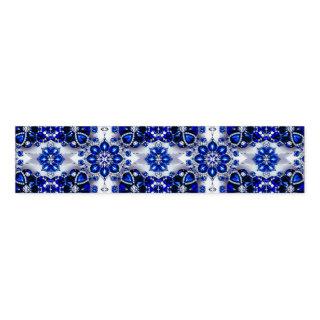 Napkin Band with Blue White Colors