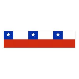 Napkin Band with flag of Chile