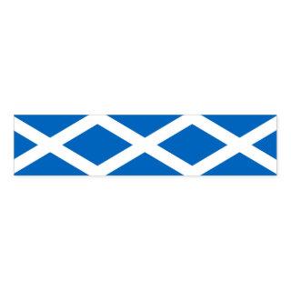 Napkin Band with flag of Scotland, UK