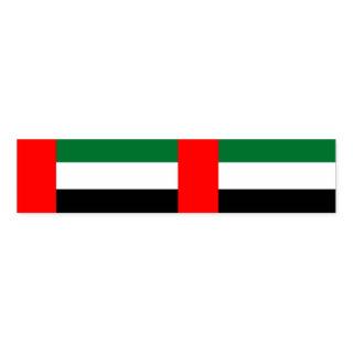 Napkin Band with flag of UAE