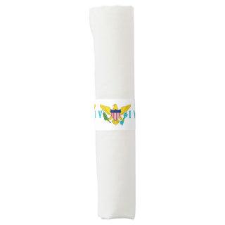 Napkin Band with flag of Virgin Island, USA