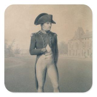 Napoleon Bonaparte First Consul at Malmaison Square Sticker