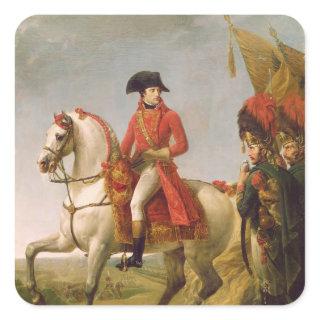 Napoleon Bonaparte  First Consul Square Sticker