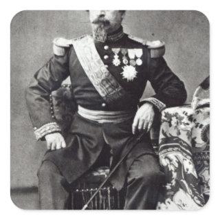 Napoleon III, 1860-70 Square Sticker