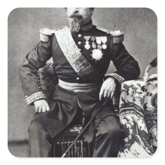 Napoleon III, 1860-70 Square Sticker