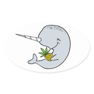 Narwhal and Pineapple Stickers