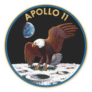 NASA Apollo 11 Logo Classic Round Sticker