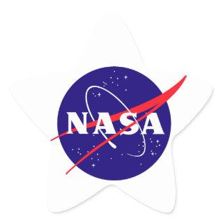 NASA Meatball Logo Star Sticker