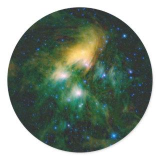 NASA Pleiades Classic Round Sticker
