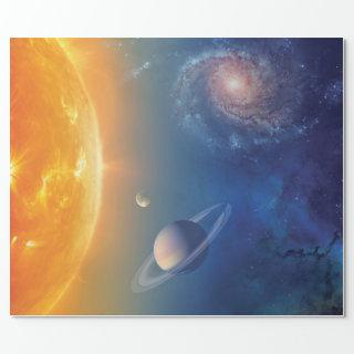 NASA Solar System Outer Space Collage