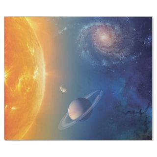 NASA Solar System Outer Space Collage