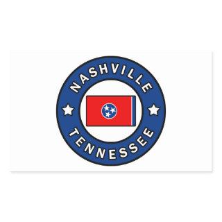 Nashville Tennessee Rectangular Sticker