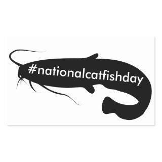 National Catfish Day  Rectangular Sticker