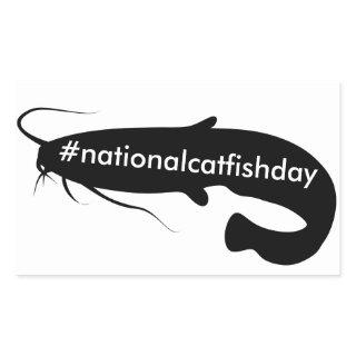 National Catfish Day  Rectangular Sticker