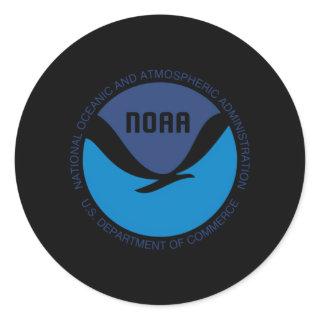National Oceanic And Atmospheric Administration No Classic Round Sticker