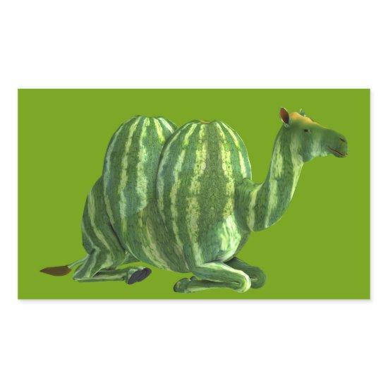 National Watermelon Day Dromedary Rectangular Sticker