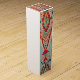 Native America Pattern Wine Box