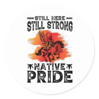 Native American Heritage Month Classic Round Sticker