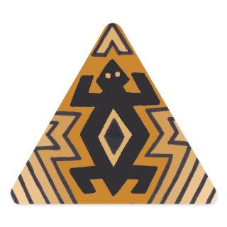 Native American Mimbres Bear Triangle Sticker