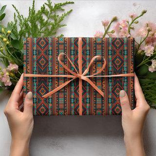 Native American Pattern Boho Culture Abstract Arts