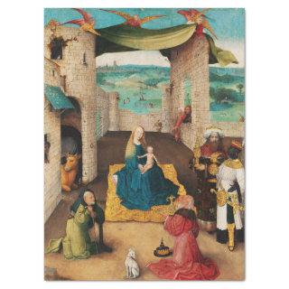 NATIVITY,ADORATION OF MAGI by BOSCH Christmas Tissue Paper