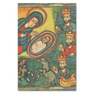 NATIVITY CHRISTMAS PARCHMENT ,ADORATION OF MAGI TISSUE PAPER