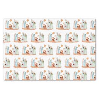 Nativity Mary Joseph Jesus 3 Kings Christmas Tissue Paper