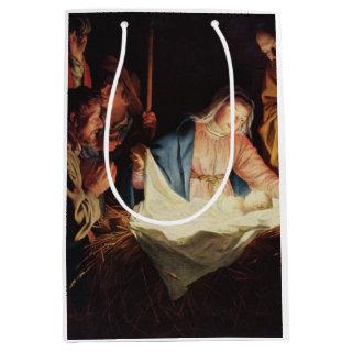 Nativity Scene Medium Gift Bag