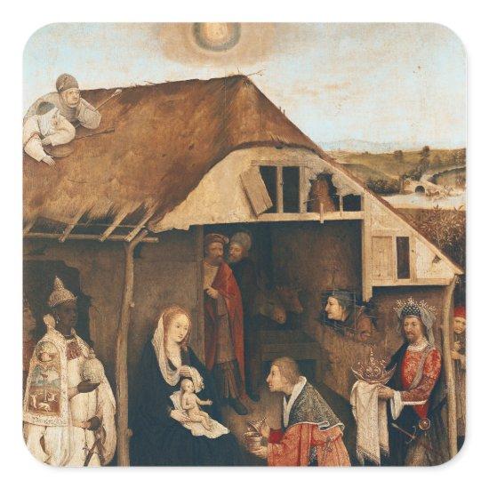 Nativity Square Sticker