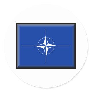 NATO Flag Classic Round Sticker