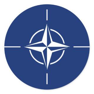 NATO Flag Classic Round Sticker
