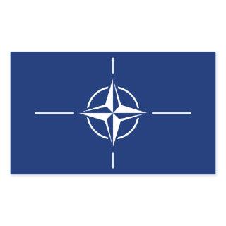NATO Flag Rectangular Sticker