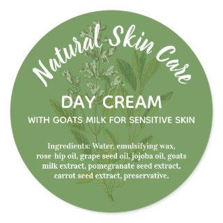 Natural Skincare Label