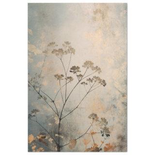 Nature Elements Abstract Botanical Background Art  Tissue Paper