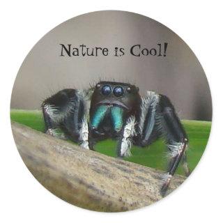 Nature is Cool! Classic Round Sticker