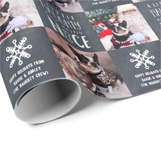 Naughty and Nice | Custom 2 Photo Pet Dog