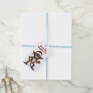Naughty List Gremlin Gift Tags