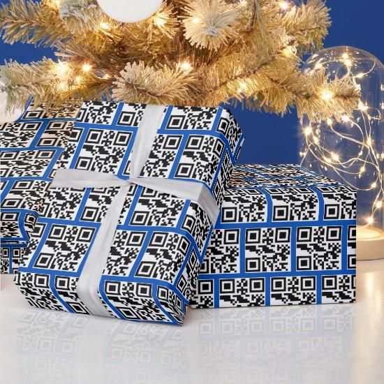 Naughty or Nice QR Codes on Blue