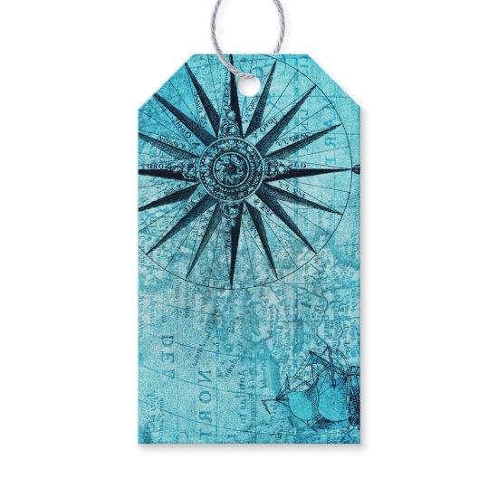 Nautical Compass Gift Tags