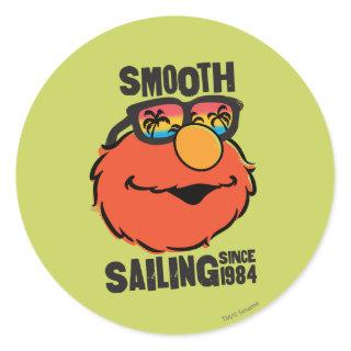 Nautical Elmo Classic Round Sticker