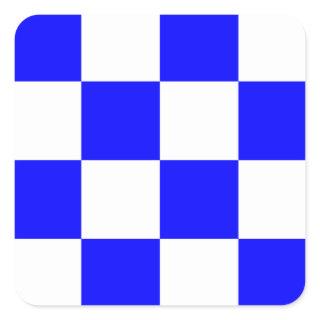 Nautical Flag Signal Letter N (November) Square Sticker