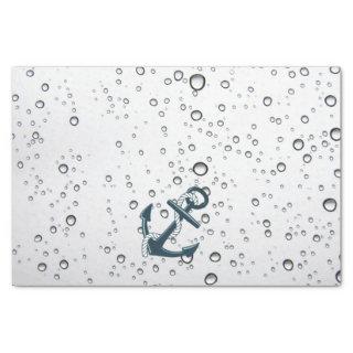 Nautical Sinking Anchor Tissue Paper