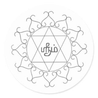 Navagraha-Kolam_Friday Classic Round Sticker