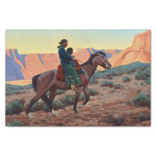 Navajo Mother by Maynard Dixon Tissue Paper