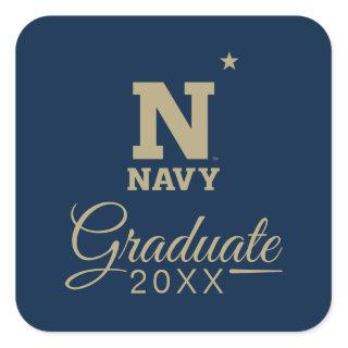 Naval Academy Graduate Square Sticker