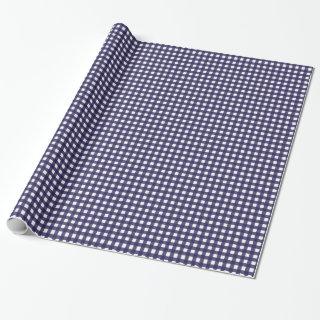 Navy and White Gingham